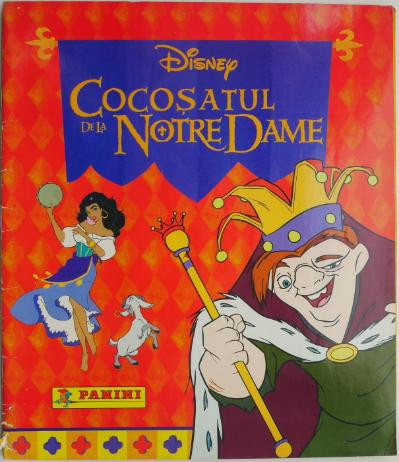 Cocosatul de la Notre Dame. Album Panini (94 abtibilduri din 231)