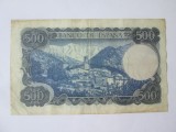 Spania 500 Pesetas 1971,bancnota din imagini