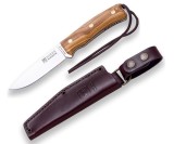 Cutit Joker Bushcrafter, lama otel inox 10.5 cm, teaca piele