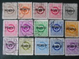 Austria-timbre Porto 1946-serie completa-stampilate