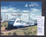 2004 Trenuri moderne Bl.337 LP1632 MNH Pret 2,4+1Lei, Transporturi, Nestampilat