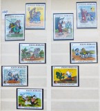 1986 - Desene Animate - Walt Disney (I) - serie + colita MNH** - LP 1145 + 1146
