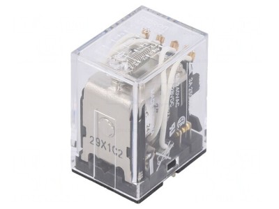 Releu electromagnetic 4PDT 24VDC 5A foto