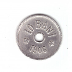 Moneda 10 bani 1906 J - Hamburg, stare buna, curata