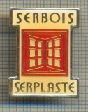 Y 1050 INSIGNA -SERBOIS-SERPLASTE -FABRICANT FERESTRE FRANTA-PENTRU COLECTIONARI