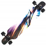 Cumpara ieftin Longboard Action One, ABEC-7 PU, Aluminiu, 100 kg, 105.5 x 22 cm, Multicolor Space