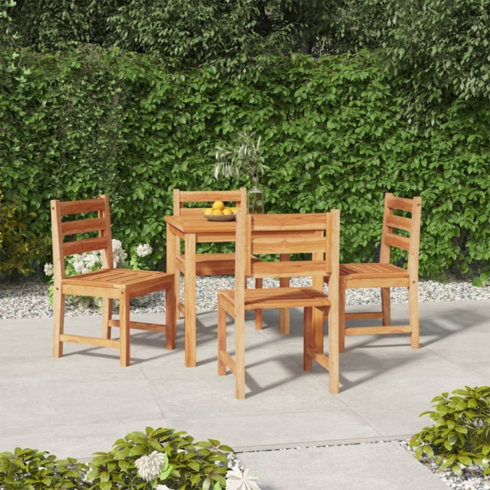 vidaXL Set de sufragerie de grădină, lemn masiv de tec, 5 piese 3157178