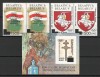 Belarus 1994 Mi 49/50 pairs I+II + bl 2 MNH supratipar - JO de Iarna, Lillehammer (I), Nestampilat