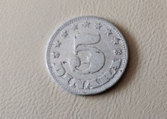 Iugoslavia - 5 Dinari / dinara (1953) - monedă s400
