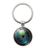 Breloc obiectiv foto, accesoriu creativ pentru pasionatii de fotografie, multicolor