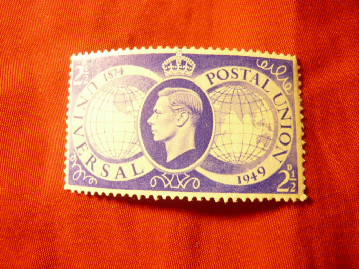 Timbru Anglia 1949 - UPU 75 Ani , val. 2 1/2p