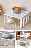 Cumpara ieftin Organizator de bucatarie Kitchen Organizer 8100, Alb, 27 x 31 x 15 cm