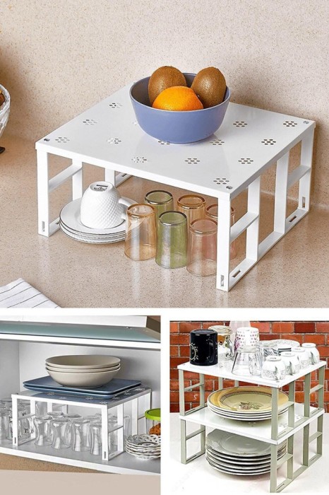 Organizator de bucatarie Kitchen Organizer 8100, Alb, 27 x 31 x 15 cm