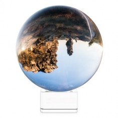 Glob de sticla cu sport Navaris pentru fotografii/ decor, 100 mm, 45357.26 foto
