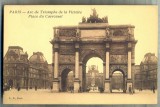 AD 482 C. P. VECHE -PARIS -ARC DE TRIOMPHE DE LA VICTOIRE PLACE DU...-FRANTA