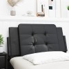 VidaXL Pernă pentru tăblie pat, Zadar, negru, 100 cm, piele artificială 374843