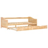 Cumpara ieftin Cadru pat canapea, extensibil, 90 x 200 cm, lemn de pin