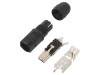 HARTING Conector Single Pair Ethernet T1 Industrial, 2 Pini, Mufa Tata, Montare pe Cablu