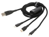 Cablu USB 2.0 negru 1,2m 100W