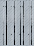 SET 4 Lansete 3 metri Diamant ALB din 2 bucati actiune 80-150gr INELE CERAMICE