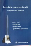 LEGISLATIE CONTRAVENTIONALA. CULEGERE DE ACTE NORMATIVE-ION TOMESCU-337525