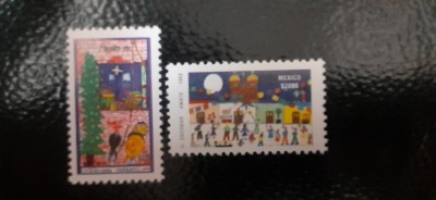 Mexic-Craciun 1992-arta,picturi de copii -serie completa nestampilate MNH(W 2) foto