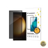Folie de protectie Ecran Privacy WZK AntiSpy pentru Samsung Galaxy S24 Ultra S928 Sticla Securizata Full Glue