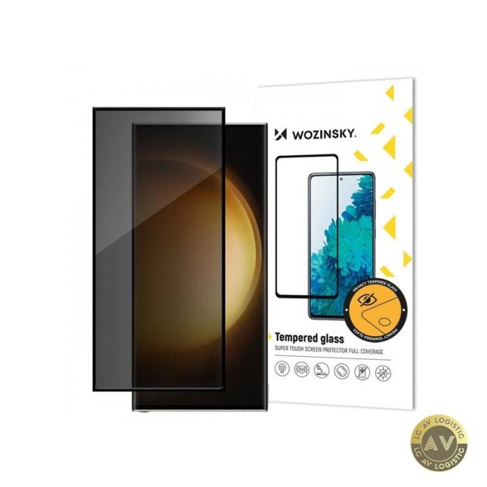 Folie de protectie Ecran Privacy WZK AntiSpy pentru Samsung Galaxy S24 Ultra S928 Sticla Securizata Full Glue