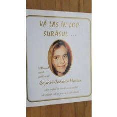 V&amp;#259; las &amp;#238;n loc sur&amp;#226;sul : ultimul caiet &amp;#351;colar al Cezarei-Codru&amp;#355;a Marica - Ana-Maria Crisan, Valentin Marica, Laura Bandila