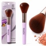 Pensulă de machiaj pentru fard de obraz, bronzer, pudră pulbere și fond de ten mineral, culoare mov