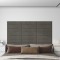 vidaXL Panouri de perete 12 buc. gri &icirc;nchis 60x15 cm catifea 1,08 m&sup2; 343836