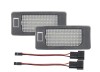 Set 2 buc lampa numar spate BMW Seria 1 (E81/E82/E87/E88), 2007-2013 CABRIO, COUPE, SERIA 2 (F22), 03.2014-07.2021 CABRIO, COUPE; 2 ACTIVE/GRAN TOURE