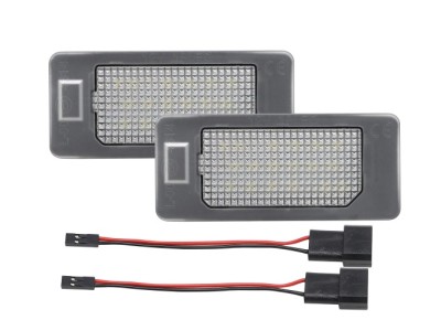 Set 2 buc lampa numar spate BMW Seria 1 (E81/E82/E87/E88), 2007-2013 CABRIO, COUPE, SERIA 2 (F22), 03.2014-07.2021 CABRIO, COUPE; 2 ACTIVE/GRAN TOURE foto