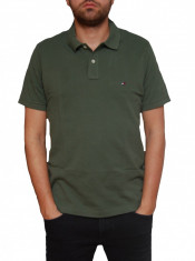 Tricou Tommy Hilfiger Thyme Slim Fit, Slim Fit, culoare Verde, marime L EU foto