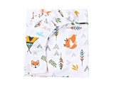 Cearsaf patut 120x60 cm bumbac 100% model animale