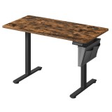 Birou electric reglabil pe inaltime SONGMICS 120x60 cm, maro rustic