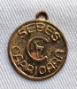 SEBES CAPRIOARA, mini medalion vechi, anii 1970 - Romania