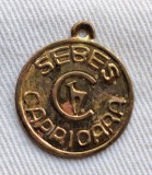 SEBES CAPRIOARA, mini medalion vechi, anii 1970 - Romania