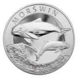Polonia 20 zloti 2004,Animals of the World: Porpoise (Phocoena phocoena) PROOF, Argint .925, 28,28g, Europa