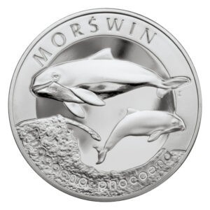 Polonia 20 zloti 2004,Animals of the World: Porpoise (Phocoena phocoena) PROOF, Argint .925, 28,28g foto