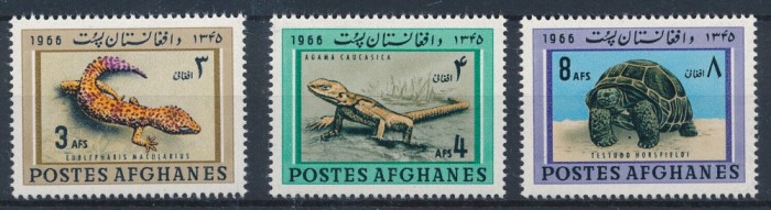 AFGHANISTAN 1966 FAUNA REPTILE