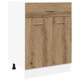 Cumpara ieftin Dulap inferior cu sertar &ldquo;Lyon&rdquo; stejar artizanal, 60x46x81,5 cm