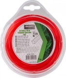Fir stea pentru motocoasa, 3 mm x 15 m, rosu, Raider Garden Tools 110318