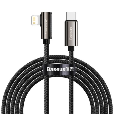 Cablu Date &amp;amp; Incarcare Fast Charging Tip C - Lightning (Negru) 2m BASEUS CATLCS-A01 foto