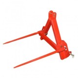 Furca spate pentru incarcat baloti 33kg cu 2 tepuse 800mm