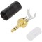 Conector Jack 3,5mm Stereo Tată, aurit