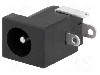 Conector alimentare DC, 12V DC, {{Numarul de pini}} pini, seria {{Seria producatorului}}, 5,5/2mm. CLIFF - DC-10A FC68148