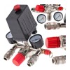 Presostat complet universal pentru compresor monofazic 220V, 8 bari, Kraft