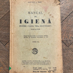 G. Banu Manual de igiena pentru clasa a VIII-a secundara editia a II-a