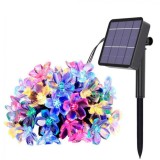 Ghirlanda solara exterior, in forma de floare, 30 led-uri, 4.5m, 8 moduri de